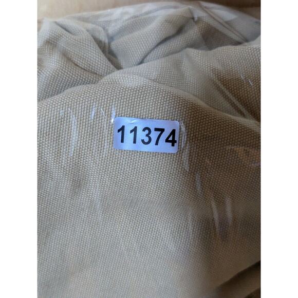 LL Bean Cargo Pants Mens 38x32 Khaki Tan Cotton Canvas Standard Fit - Picture 10 of 10